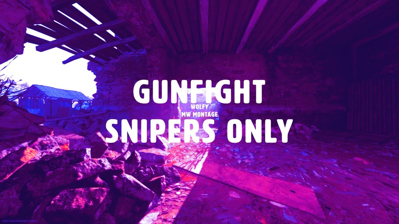 Wolfy Cod INSANE TRICKSHOTS ON GUNFIGHT SNIPERS ONLY - Wolfy COD MW trickshot and ...