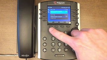 Polycom VVX410 - Hold/Resume