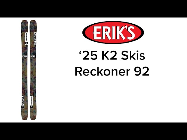 2025モデル K2 Reckoner 92 159cm K2 Reckoner 92 Skis 2025 | Corbetts Ski + Snowboard