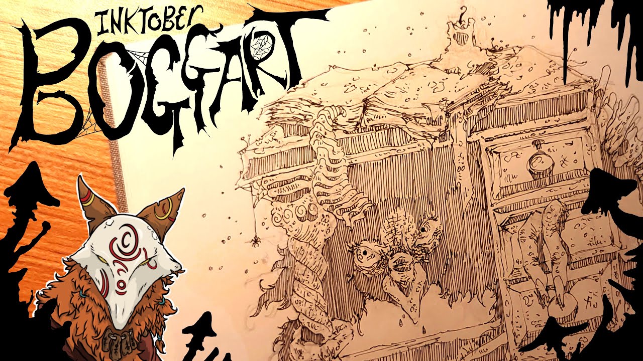 Жуткий фольклорный инктобер | Художник комиксов | Как рисовать в стиле комиксов