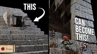 Easy Modular Temple Terrain for D&D - Crafting Tutorial!