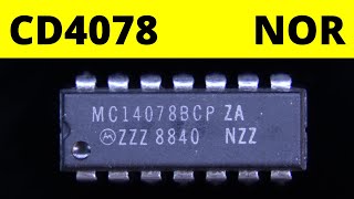 CD4078 NOR 8 Input NOR Gate IC