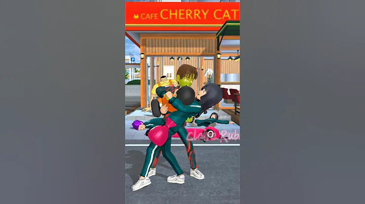 Zombie Love Story 🧟❤️ SAKURA SquidGame #sakuraschoolsimulator #shorts #sakura #ytshorts