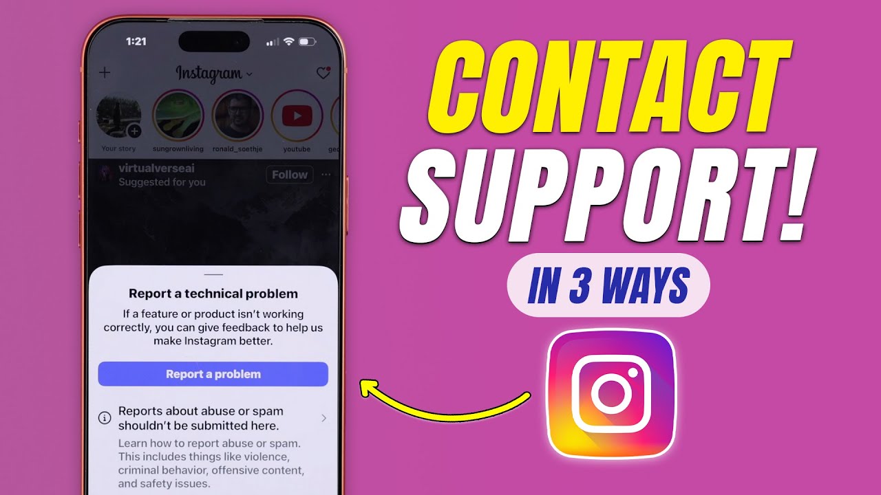 Instagram Support: 3 Ways to Contact the Help Team