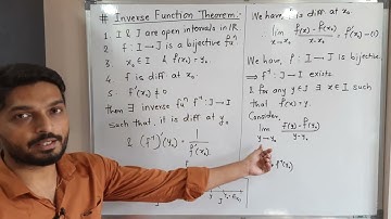 Inverse Function Theorem | Proof