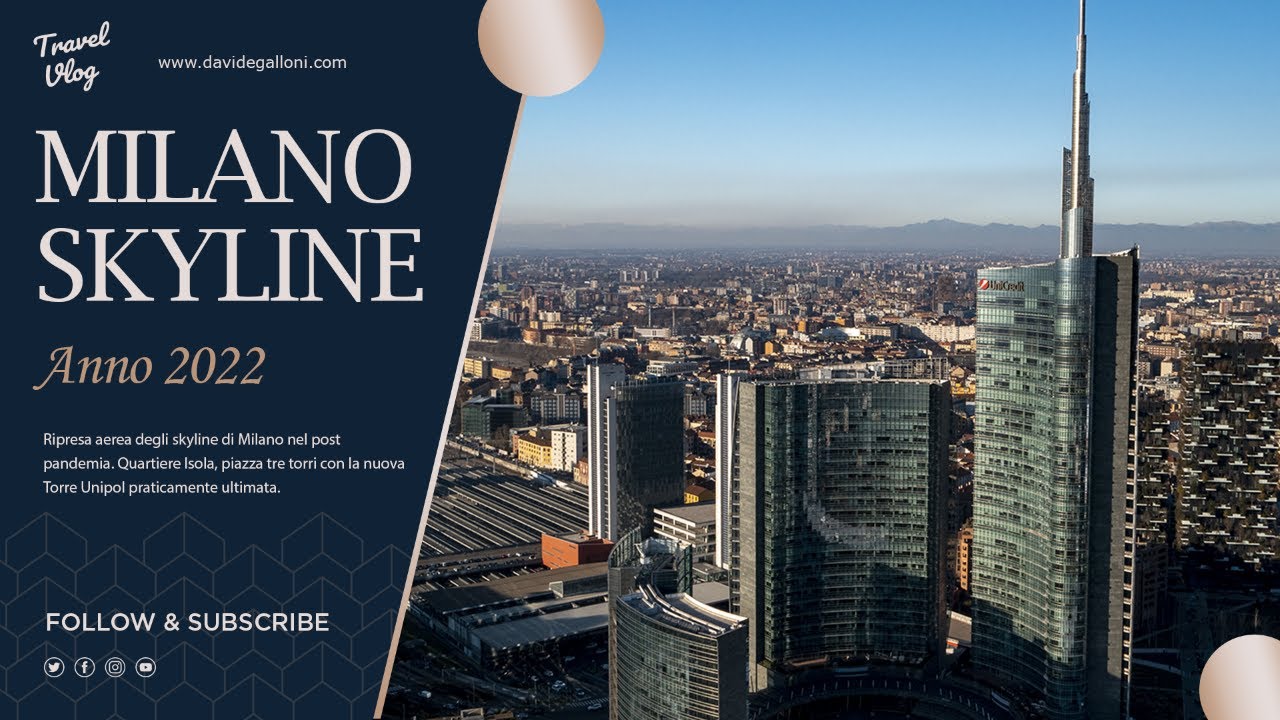 Milano Skyline 2022 | 4K Drone Video