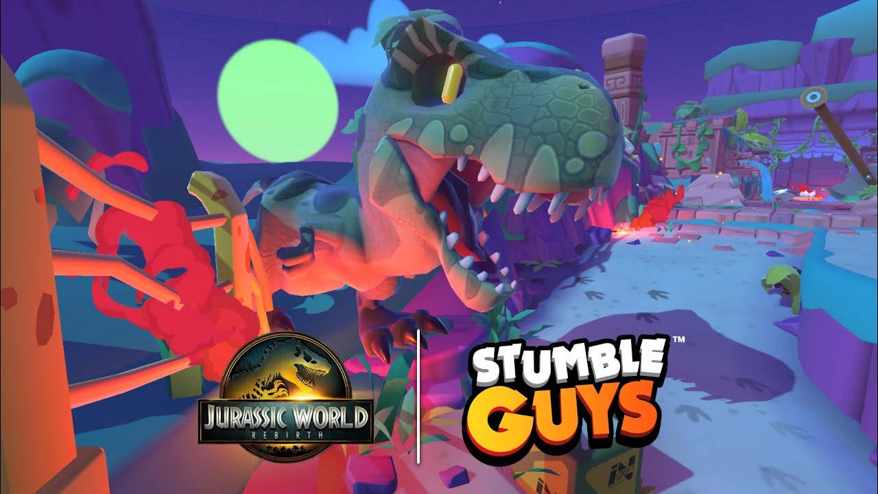 STUMBLE GUYS x JURASSIC PARK is INSANE! (Update Gameplay)