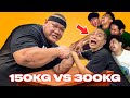 Botak terkuat di indonesia vs botak terkuat di bumi ft aji strongman