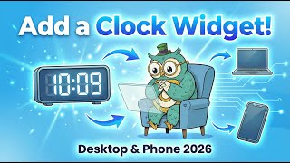 How to Add a Clock Widget to Desktop or Phone (2026)