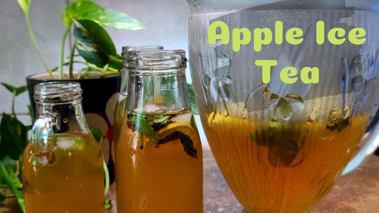 Apple Ice Tea | Ice Tea at home | Ice Tea without fresh apple juice |  एप्पल आइस टी बनाने का तरीका