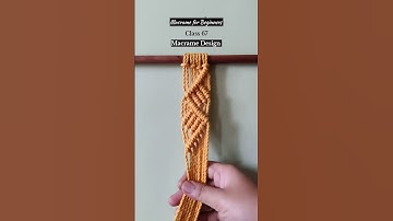 Macrame for Beginners Class 67 #macrame #macrameforbeginners #macramedesigns #macramepattern #diy