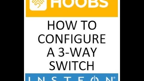 How To Conrtol An Insteon Threeway Switch On Hoobs Using The Apple Home App