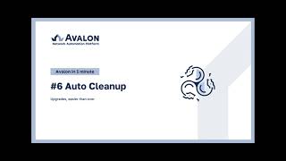 Avalon - Network Automation Platform _ Auto Cleanup ENG screenshot 1