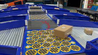  VPAI balance wheel sorting system for heavy parcels sorting.