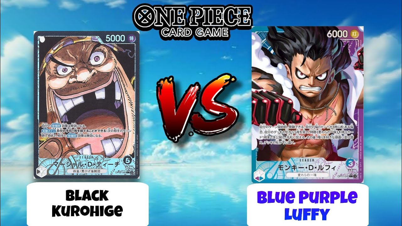 [One Piece Battle OPTCGSim] Kurohige Deck Bagus Buat Lawan Luffy! - Black Kurohige vs BP Luffy