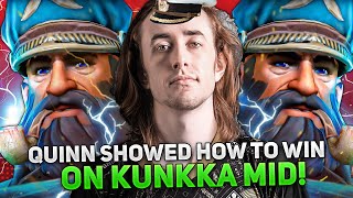 11.5K MMR GAME! QUINN showed HOW TO WIN on KUNKKA MID!