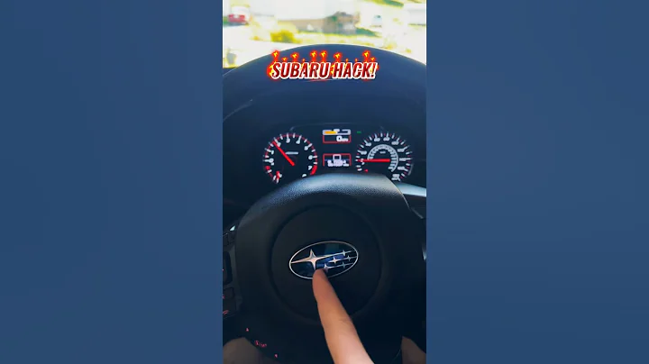 SUBARU HACK! Watch behind you while driving! #subaru #wrx #subienation #hack #crazy #youtubeshorts