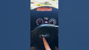SUBARU HACK! Watch behind you while driving! #subaru #wrx #subienation #hack #crazy #youtubeshorts