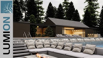 LUMION 11 REALISTIC RENDER TUTORIAL #20 EXTERIOR POOL