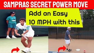 {Serve Lesson} Secret Sampras Power Move