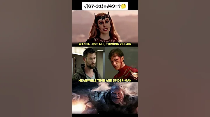 Meanwhile thor and Spiderman lost everything but still smile 💥🥺 #marvel #spiderman #thor #wanda