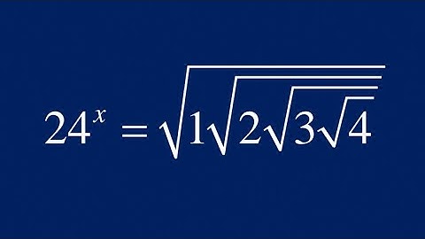 A Nice Algebra Problem | Math Olympiad | Find X