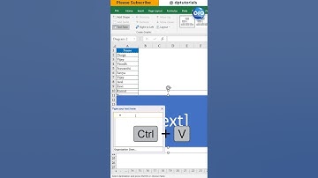 #ExcelShort 34 - Excel Trick To Create Organizational Chart