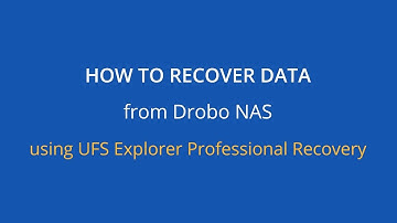 How to recover data from Drobo NAS with UFS Explorer Professional Recovery