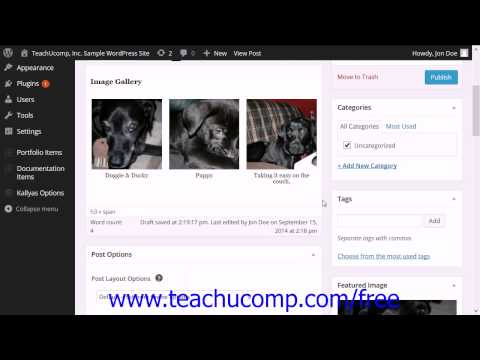 WordPress 4.0 Training Tutorial Using Revisions to Compare and Restore