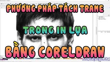 Tạo trame in lụa trên vải sáng màu bằng corelDraw