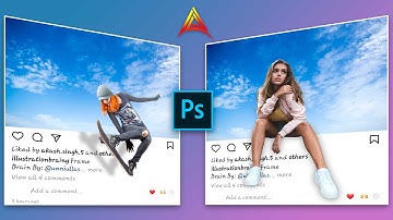 How to Create 3D Instagram photo Frame Effect | Photoshop Tutorial