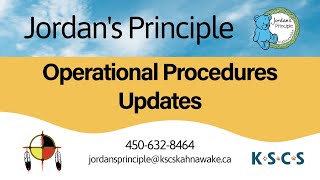 Jordan's Principle Operational Procedures Updates