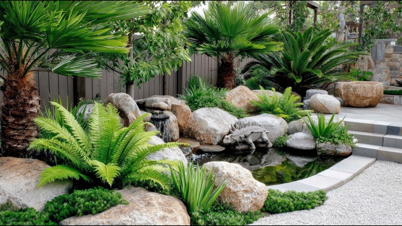 14 Amazing Mini Jurassic Garden Ideas with Ferns & Dwarf Palms for Small Backyard Makeover