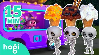 learn colors halloween ice cream shop 15 min compilation