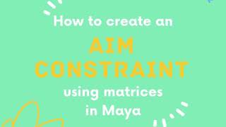 Celebrity Aim Constraint using Matrices in Maya Net Worth