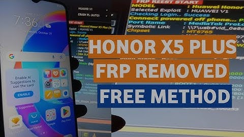 FREE METHOD: How to remove FRP on HONOR X5 PLUS ( Wod lx2) \ honor x5 plus FRP bypass  for free