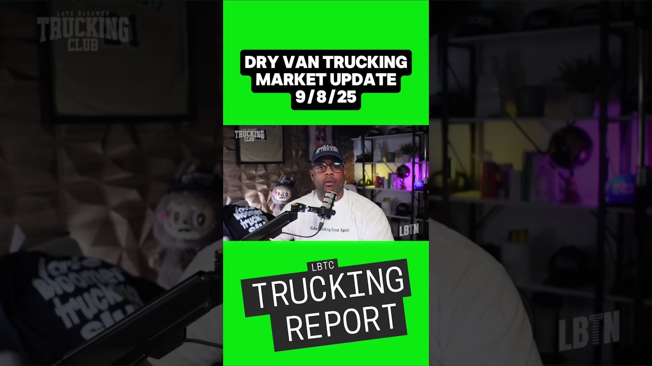 dry van market update 9/8/25 