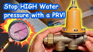 Why Are My Pipes Banging?!? | Pressure Reducing Valve Installation & Adjustment!