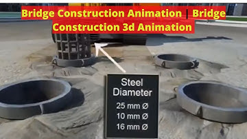 Bridge Construction Animation | Bridge Construction 3d Animation | Bridge Construction