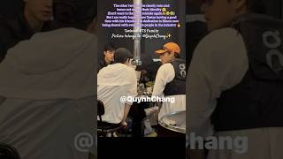 Taetae had a meal with his friends after their run on the Han River Bridge 🥰💜✨
