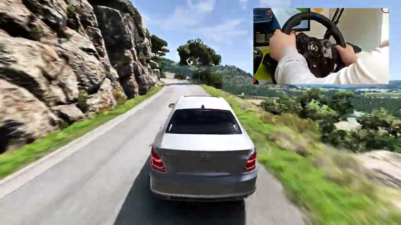 Kia K900 (2018-2024) Driving - BeamNG.drive -  Logitech G923 (Gameplay)