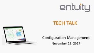 Tech Talk - November 2017 - Configuration Management