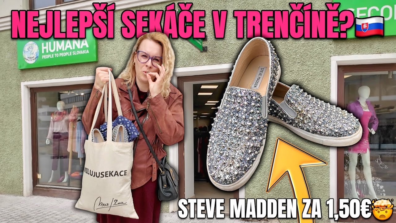 NEJLEPŠÍ SEKÁČE V TRENČÍNĚ!🤩🇸🇰LUXUSNÍ BOTKY STEVE MADDEN ZA 1,50€🤯