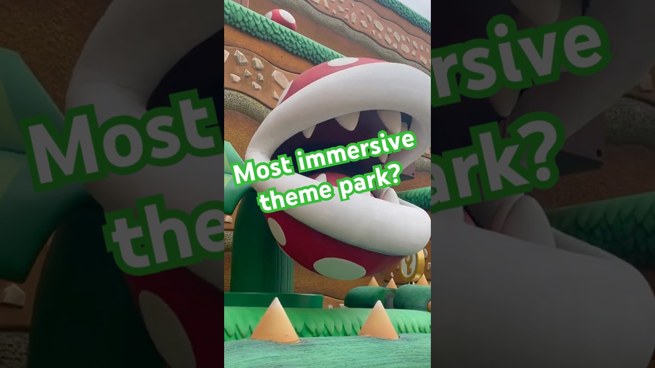 Super Nintendo World is next level! Is this the most immersive theme park? 