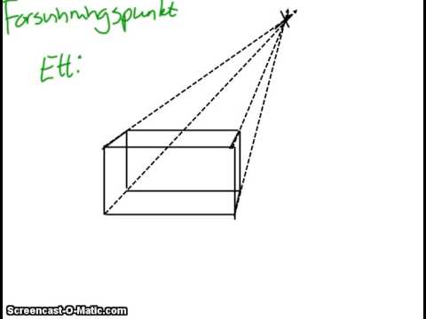 Video: Gratis EBok Om Lineært Perspektivtegning: Bruke Tre-, To- Og Ettpunktsperspektiv
