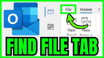Where Is FILE TAB In Outlook (QUICK & EASY) 2025