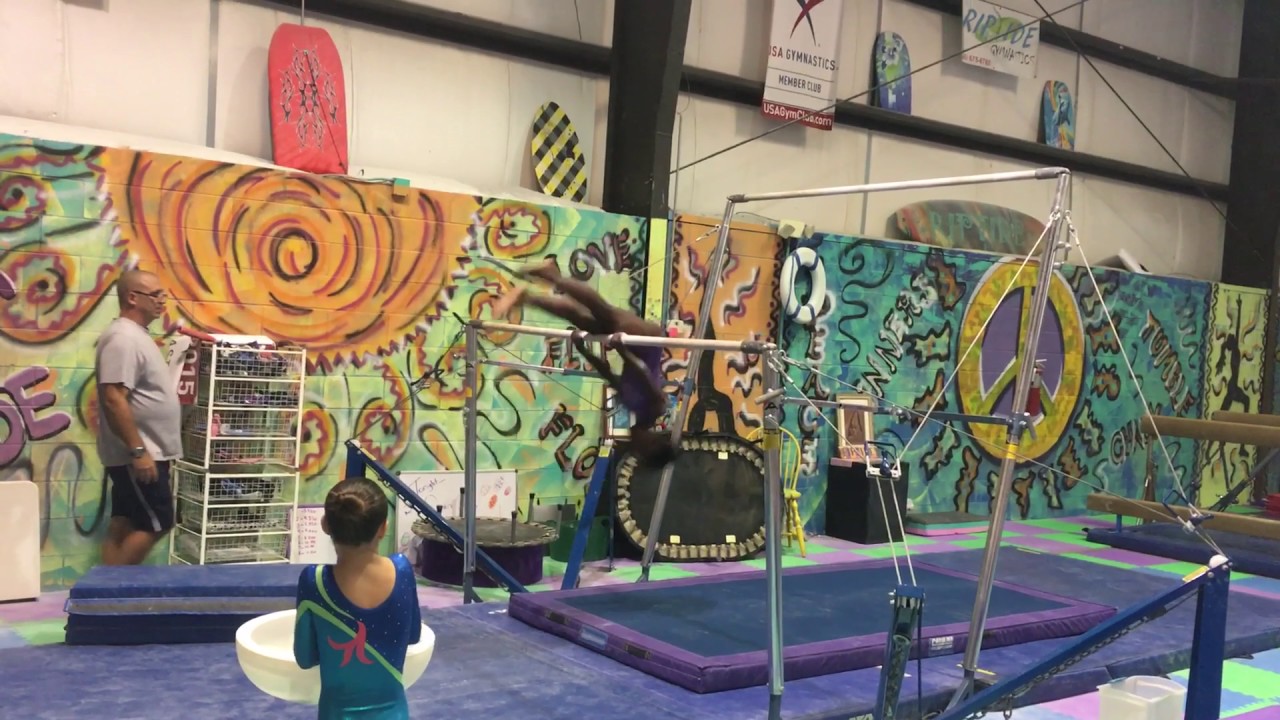 Anaiya level 2 bar routine 2nd place YouTube