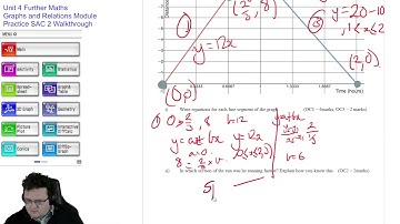 Unit 4 Further Maths - Graphs and Relations Module - Practice SAC 2 Walkthrough Part 1