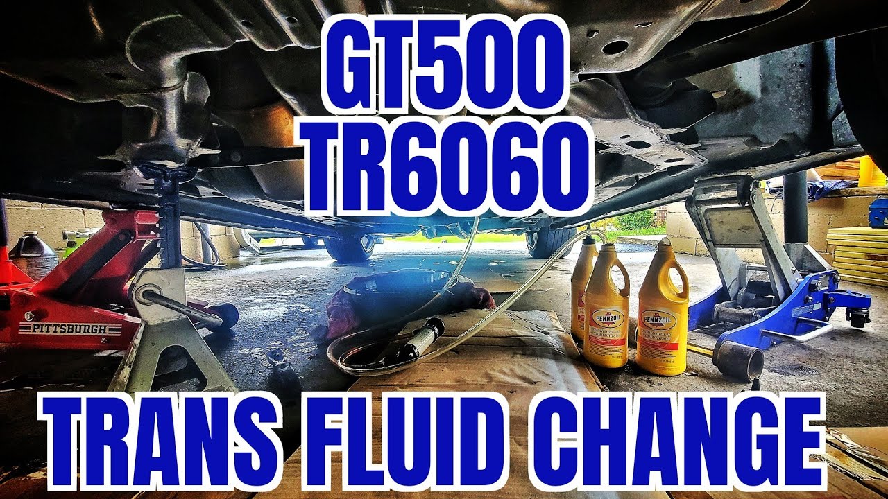 Shelby GT500 TR6060 Transmission Fluid Change Pennzoil Synchromesh
