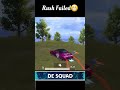 Rush Failed 😁 PUBG Mobile #bgmi #pubgmobile #pubg